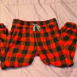 Aerie Buffalo Plaid Pajama Pants - Red and Black